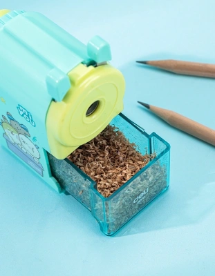 Точилка для карандашей механическая Deli E0641 miYou 1 отверстие пластик ассорти